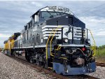 Up Close Shot of An Undelivered AC44C6M (NS 4465) on The Wabtec Test Track.